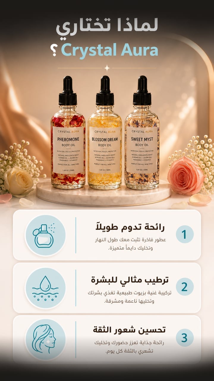 Benefits — الزيوت العطرية كريستال